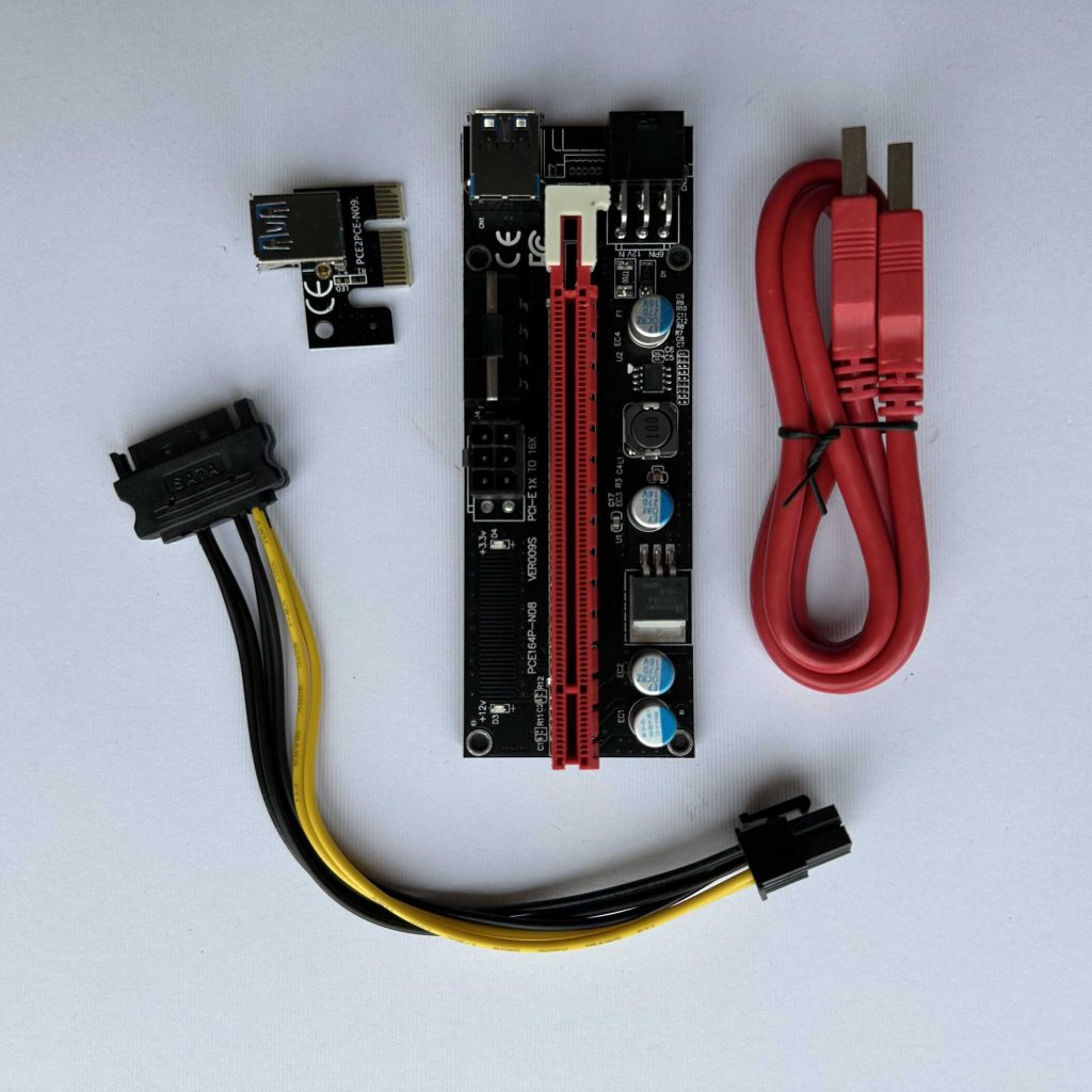 تبدیل PCI EXPRESS X1 مادربورد به X16 برای کارت گرافیک